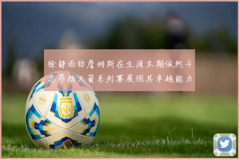 徐静雨称詹姆斯在生涯末期依然斗志昂扬火箭系列赛展现其卓越能力